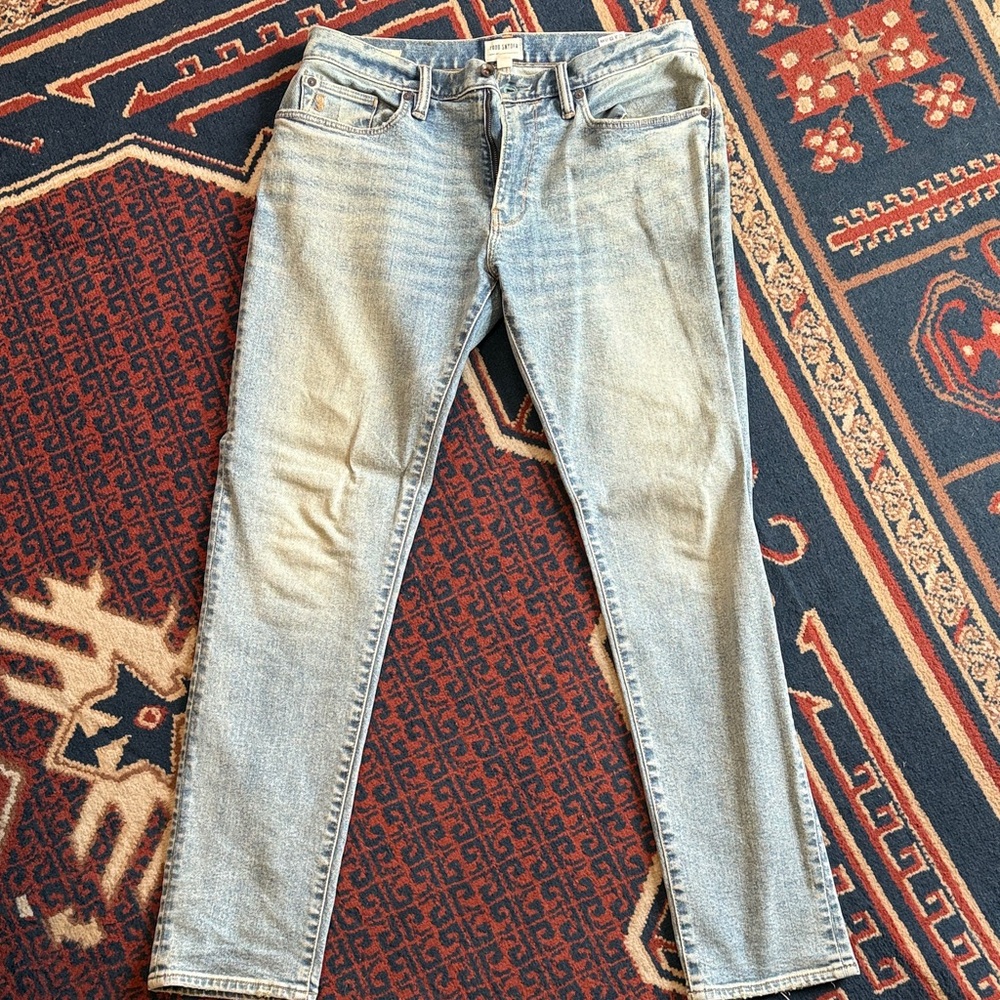 Todd Snyder Light Blue Skinny Jeans